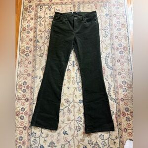 Kut from the Kloth Olive Corduroy Bootcut Pants size 10